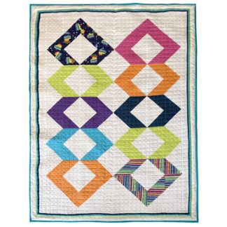 Chevrons and Squares Baby Quilt