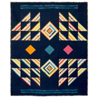 Happy Scrappy Aztec Quilt
